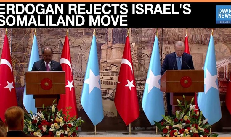Turkey’s Erdogan Calls Israel’s Recognition of Somaliland Illegal | Full SOT | Dawn News English Turkey’s Erdogan Calls Israel’s Recognition of Somaliland Illegal | Full SOT | Dawn News English