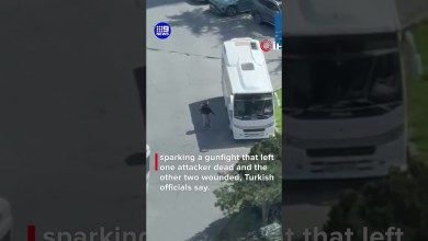 Gunmen attack Israeli consulate in Turkey | 9 News Australia Gunmen attack Israeli consulate in Turkey | 9 News Australia