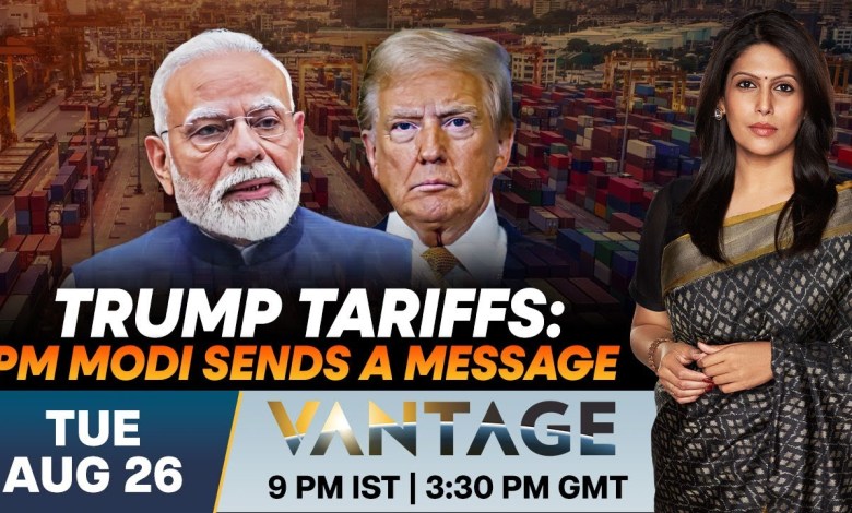 LIVE: PM Modi Responds to Trump’s 50% Tariffs | Vantage with Palki Sharma | N18G LIVE: PM Modi Responds to Trump’s 50% Tariffs | Vantage with Palki Sharma | N18G