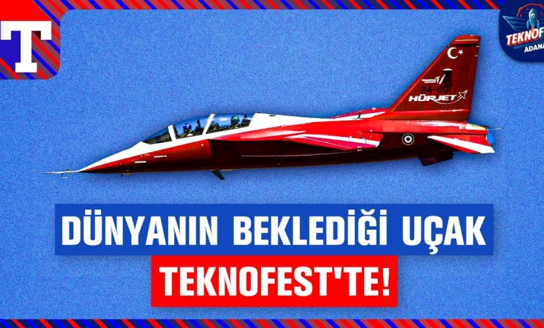 HÜRJET, which many countries including Spain want to add to their inventory, is at Teknofest HÜRJET, which many countries including Spain want to add to their inventory, is at Teknofest