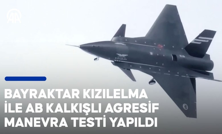 Bayraktar Kızılelma with EU Rotten Aggressive Maneuver Test Bayraktar Kızılelma with EU Rotten Aggressive Maneuver Test