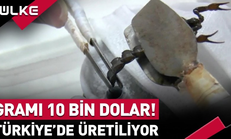 10 Thousand Dollars per gram! It is produced in Turkey and used in the Defense Industry and Pharmaceutical Sector! 10 Thousand Dollars per gram! It is produced in Turkey and used in the Defense Industry and Pharmaceutical Sector!