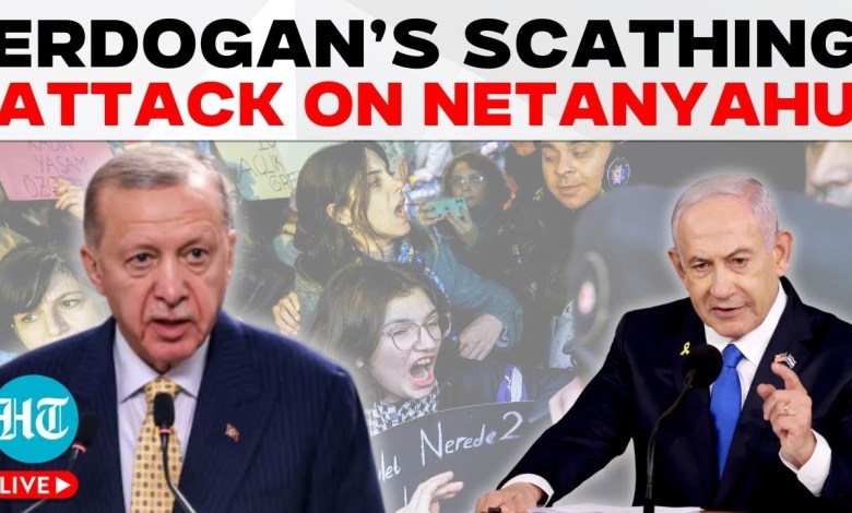 Erdogan News LIVE: Turkish President Breathes Fire On Israeli PM Netanyahu | Israel Hamas War | Gaza Erdogan News LIVE: Turkish President Breathes Fire On Israeli PM Netanyahu | Israel Hamas War | Gaza