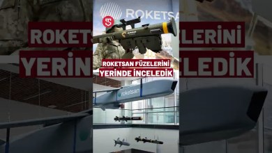 We examined ROKETSAN missiles on site We examined ROKETSAN missiles on site