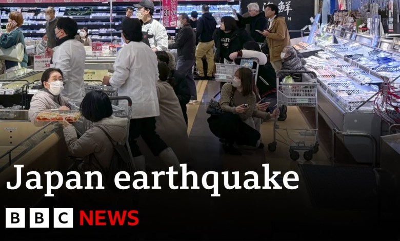 Japan earthquake: cameras reveal panic as tremors strike | BBC News Japan earthquake: cameras reveal panic as tremors strike | BBC News