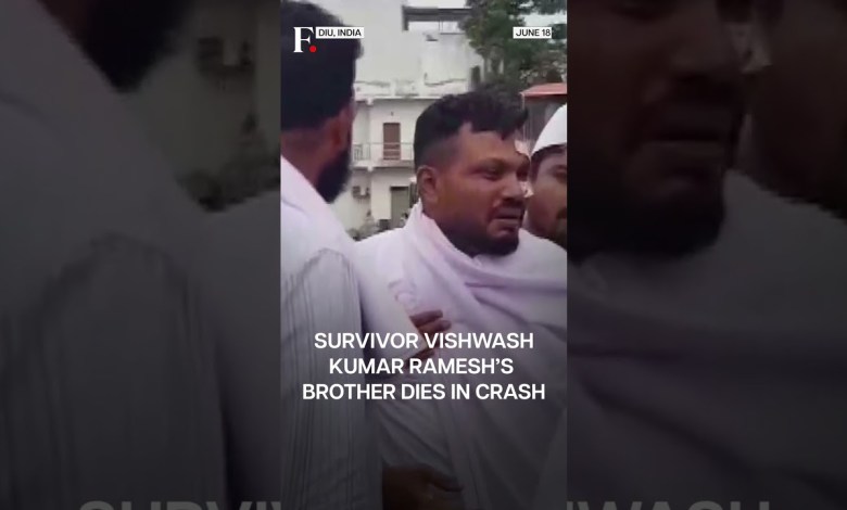 Air India Crash Survivor Carries Brother’s Coffin | Subscribe to Firstpost | N18G Air India Crash Survivor Carries Brother’s Coffin | Subscribe to Firstpost | N18G
