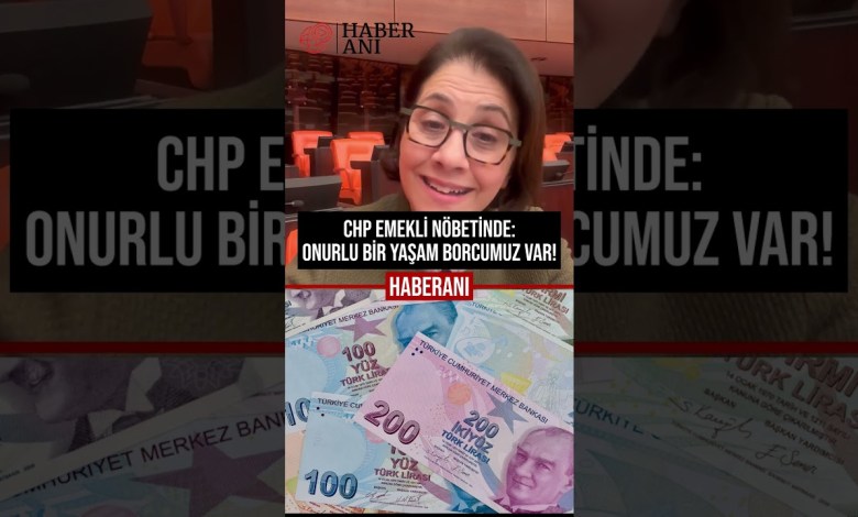 CHP’s Aylin Yaman: We owe an honorable life to our elderly! CHP’s Aylin Yaman: We owe an honorable life to our elderly!