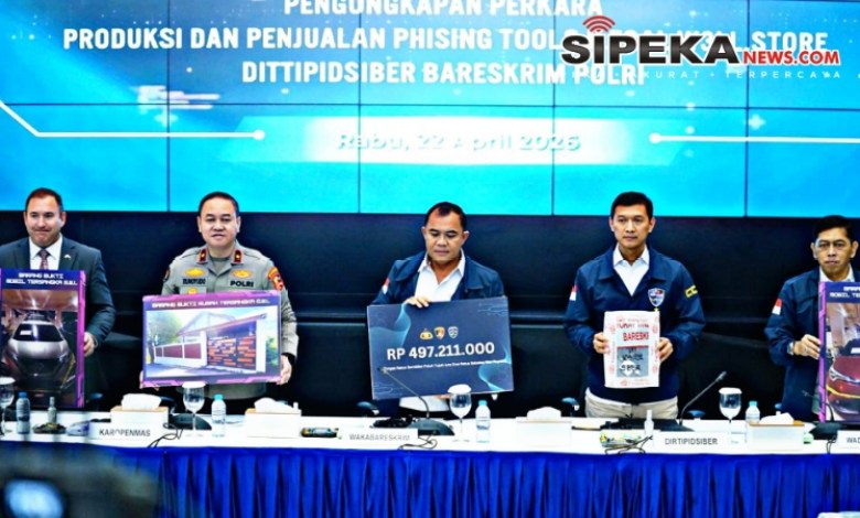 Terbongkar! Jaringan Phishing Internasional Rugikan Rp350 Miliar, Dua Pelaku Ditangkap Bareskrim Terbongkar! Jaringan Phishing Internasional Rugikan Rp350 Miliar, Dua Pelaku Ditangkap Bareskrim