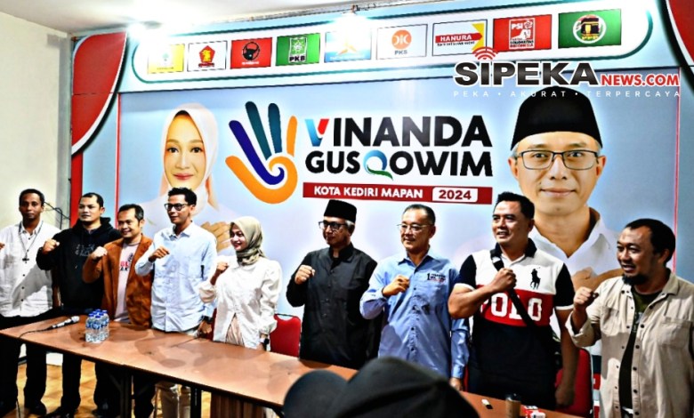 Vinanda-Gus Qowim Unggul 57 Persen, Ajak Warga Bangun Kota Kediri Bersama Vinanda-Gus Qowim Unggul 57 Persen, Ajak Warga Bangun Kota Kediri Bersama