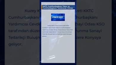 北塞浦路斯土耳其共和国总统塔塔尔和副总统伊尔马兹将访问科尼亚 北塞浦路斯土耳其共和国总统塔塔尔和副总统伊尔马兹将访问科尼亚