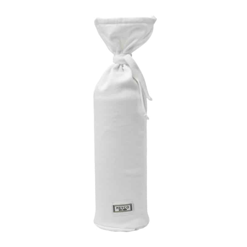 Meyco kruikenzak jersey basic wit Maat