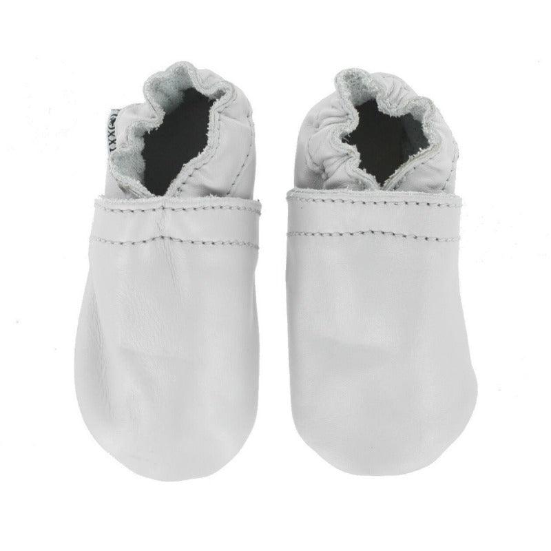 Oxxy babyslofjes uni metallic zilver Maat