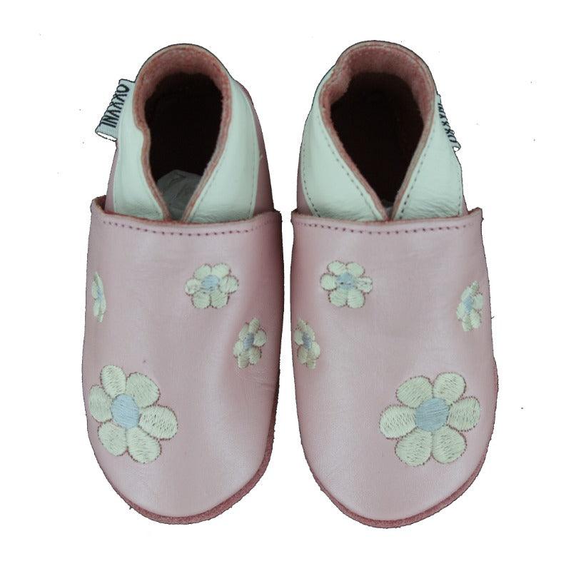 Oxxy babyslofjes roze bloemetjes Maat
