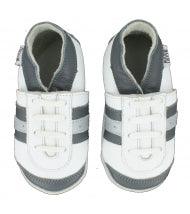Oxxy babyslofjes sport wit grijs Maat