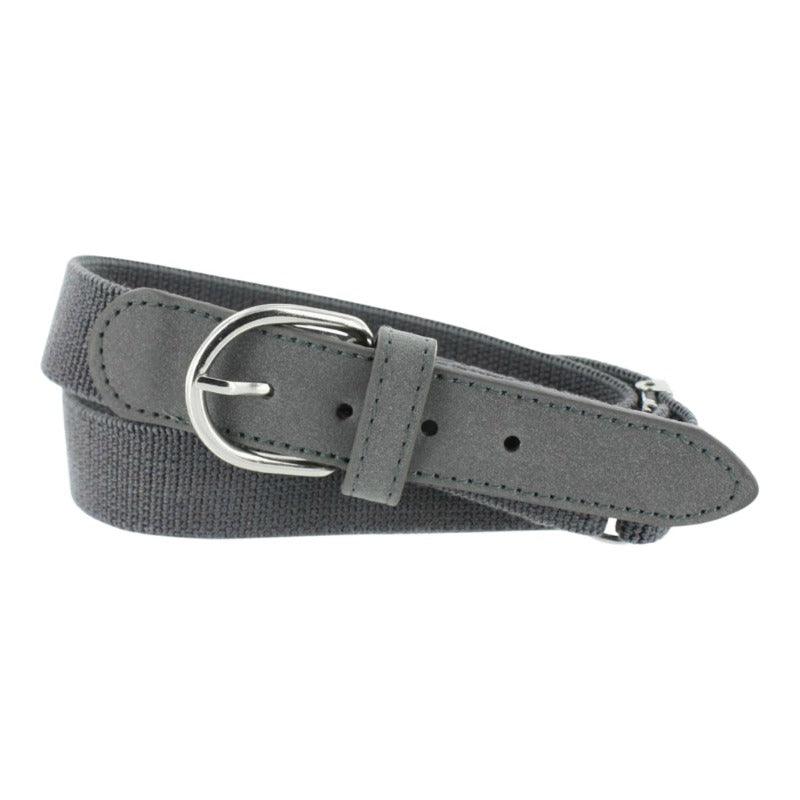 Oxxy elastische verstelbare riem dark grey Maat