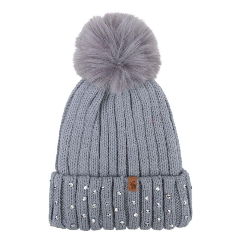 Baby Dutch wintermuts Glitter Grey Maat