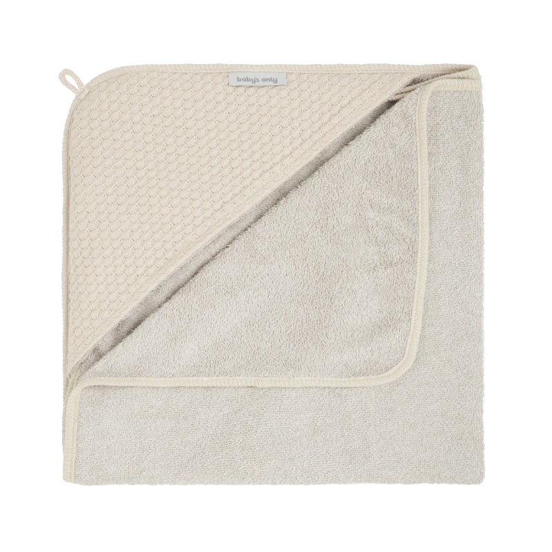 Baby’s Only badcape Sky warm linen Maat