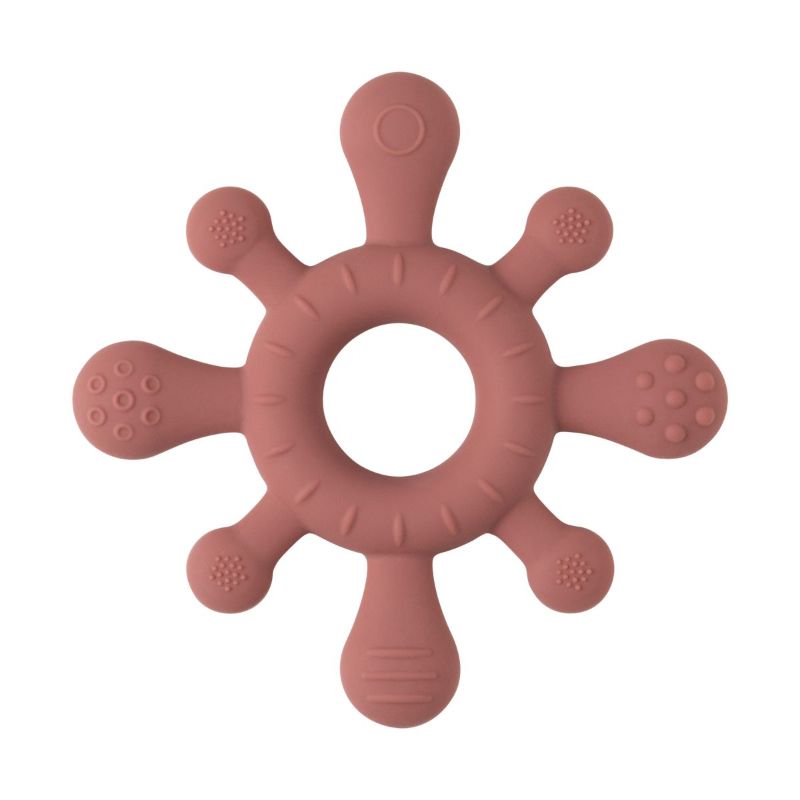 Baby’s Only bijtring Blossom Stone Red Maat