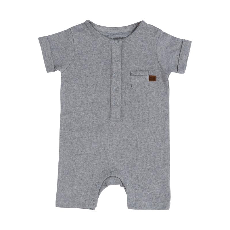 Baby’s Only boxpakje korte mouw Melange Grijs Maat