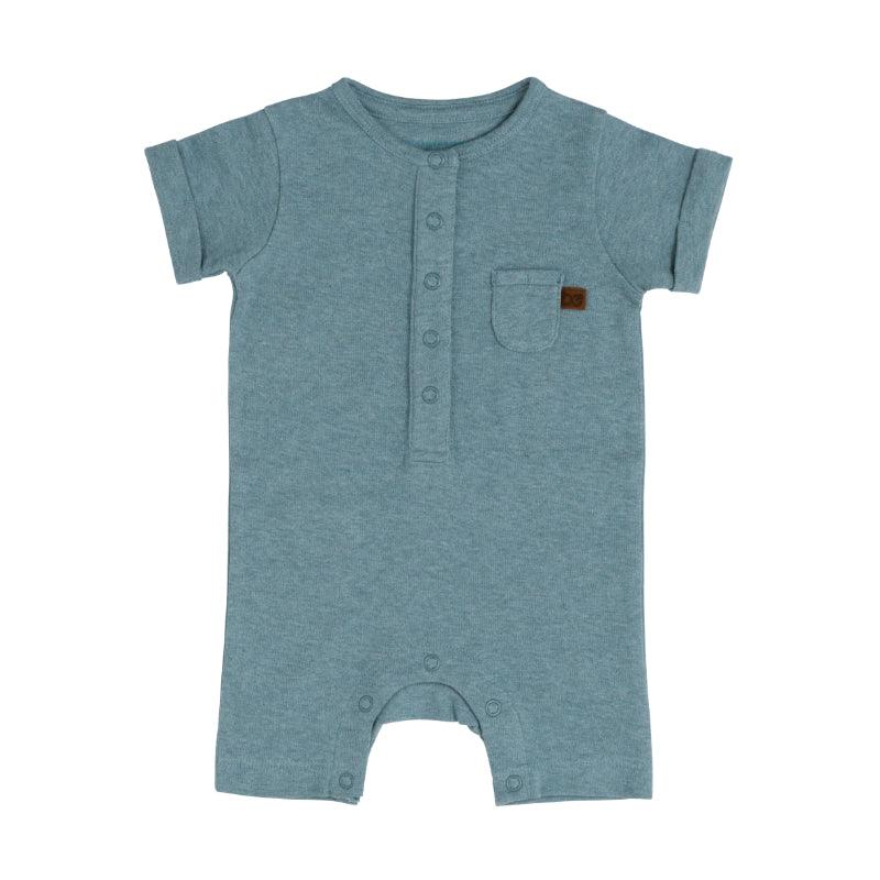 Baby’s Only boxpakje korte mouw Melange Stone Green Maat
