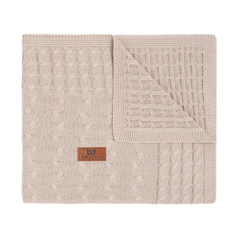 Baby’s Only deken Cable beige Maat