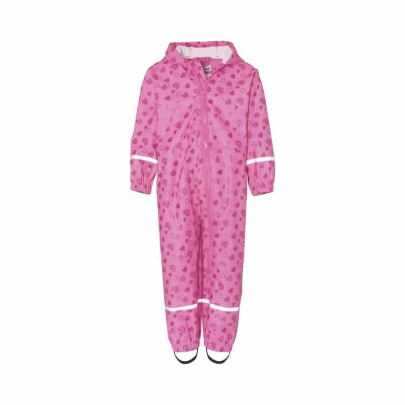 Playshoes regenpak overall Hartjes Fuchsia Maat