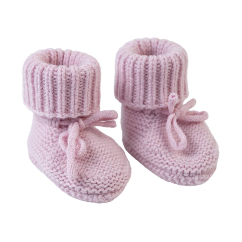 Lodger babyslofjes Merino Wol Tan Maat