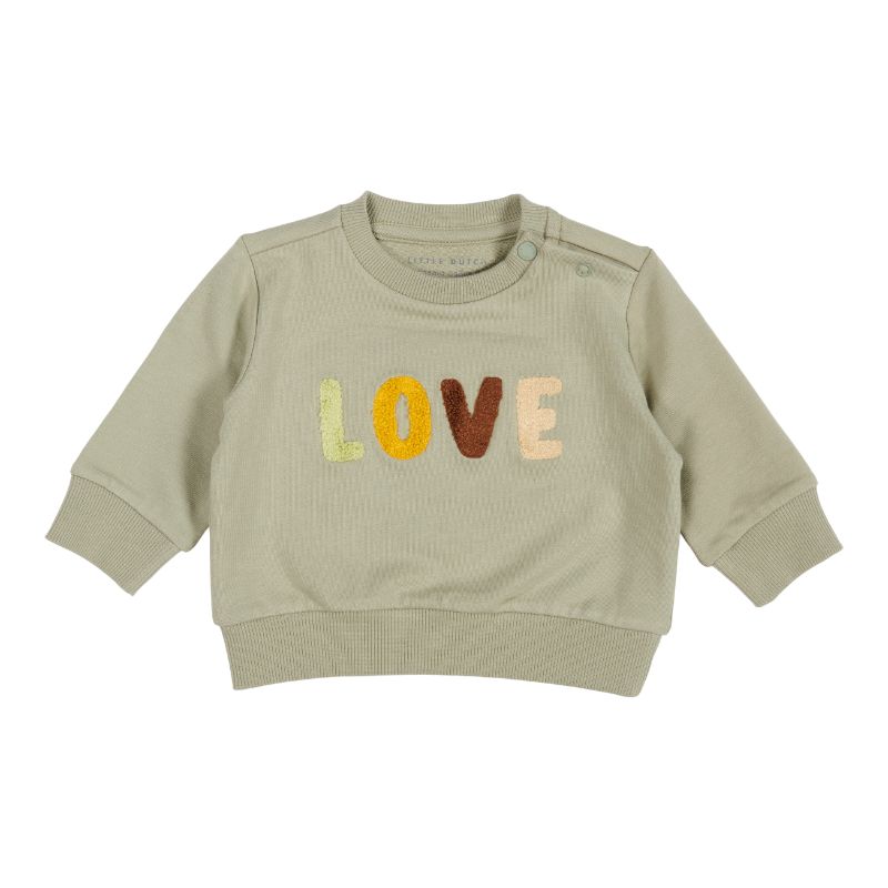 Little Dutch trui Love Green Maat