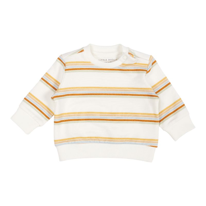 Little Dutch trui dikke streep Vintage Sunny Stripes Maat