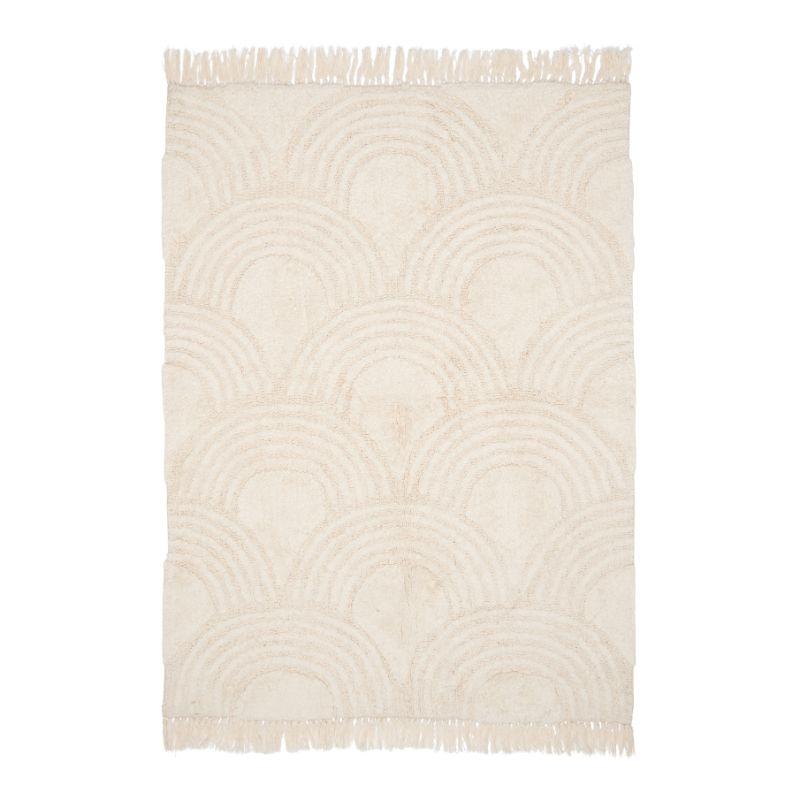 Little Dutch vloerkleed Rainbow Soft White Maat