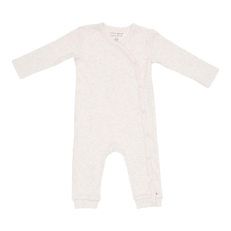 Little Dutch boxpakje met overslag Rib Sand Maat