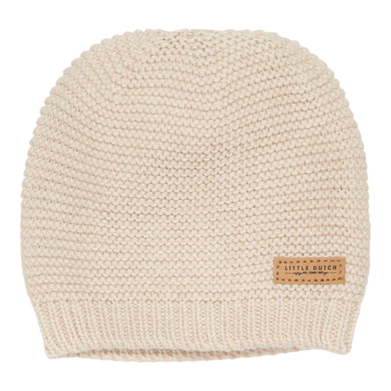 Little Dutch gebreid babymutsje Sand Maat