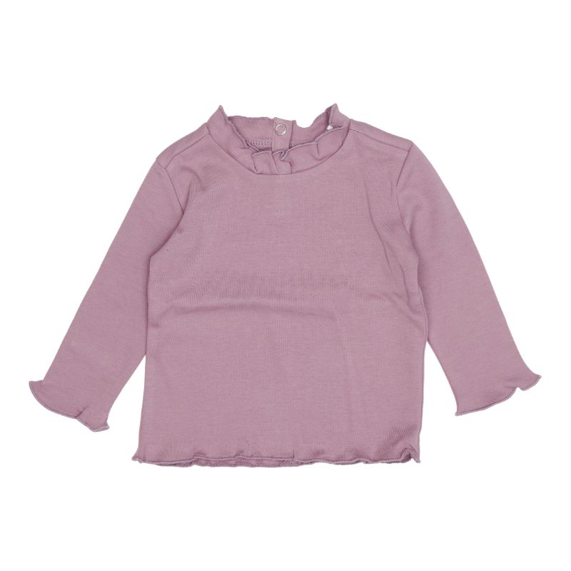 Little Dutch longsleeve ruches Mauve Maat