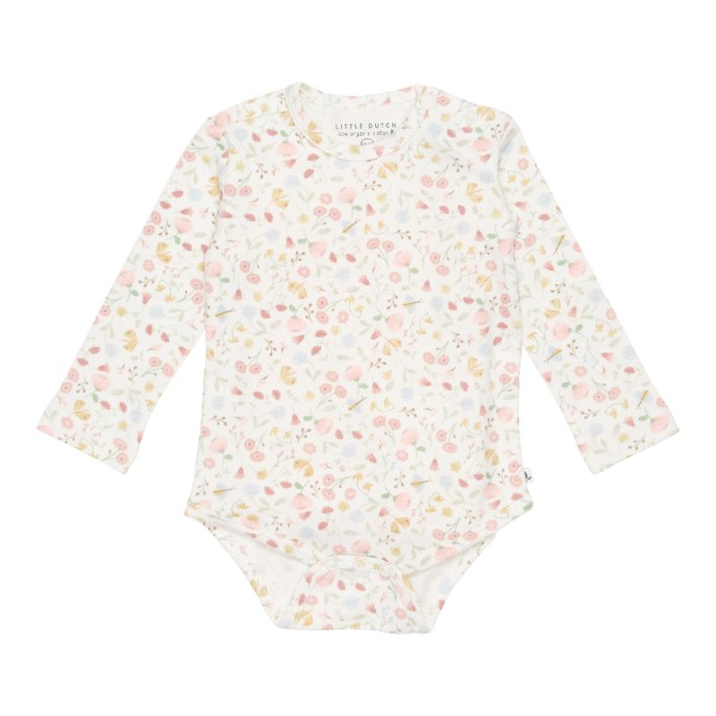 Little Dutch romper lange mouw Flowers & Butterflies Maat