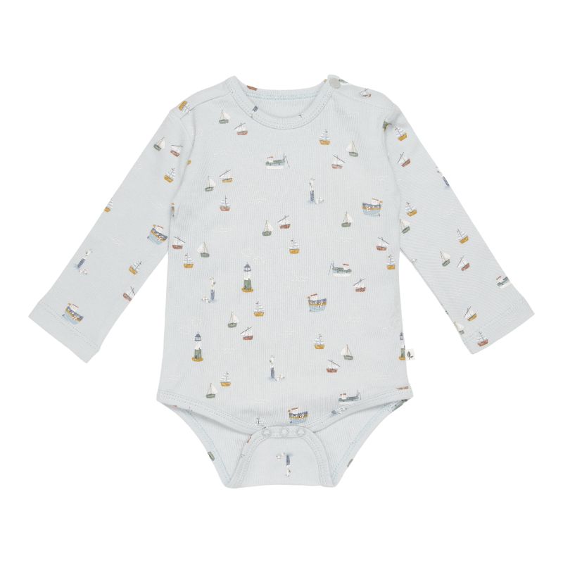 Little Dutch romper lange mouw Sailors Bay Blue Maat