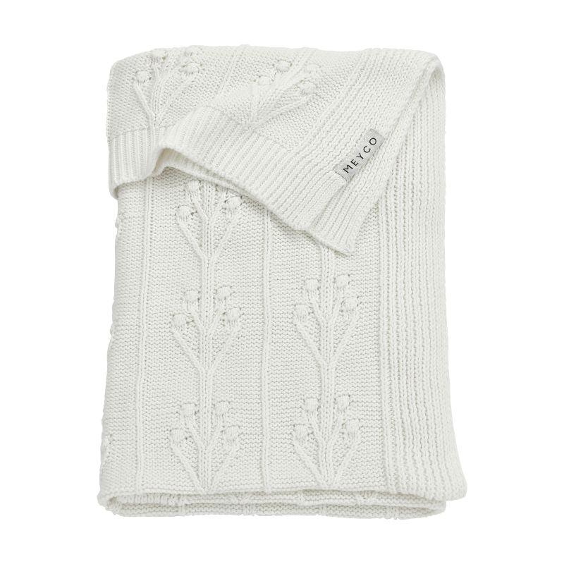 Meyco deken Romantic Flower offwhite Maat