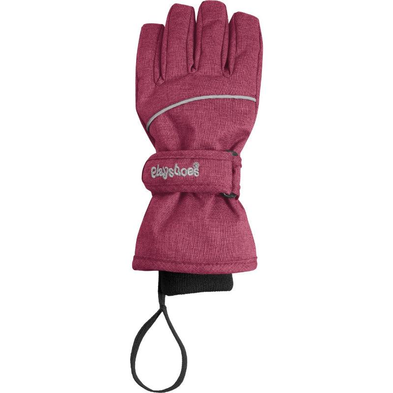 Playshoes handschoenen uni brombeer Maat