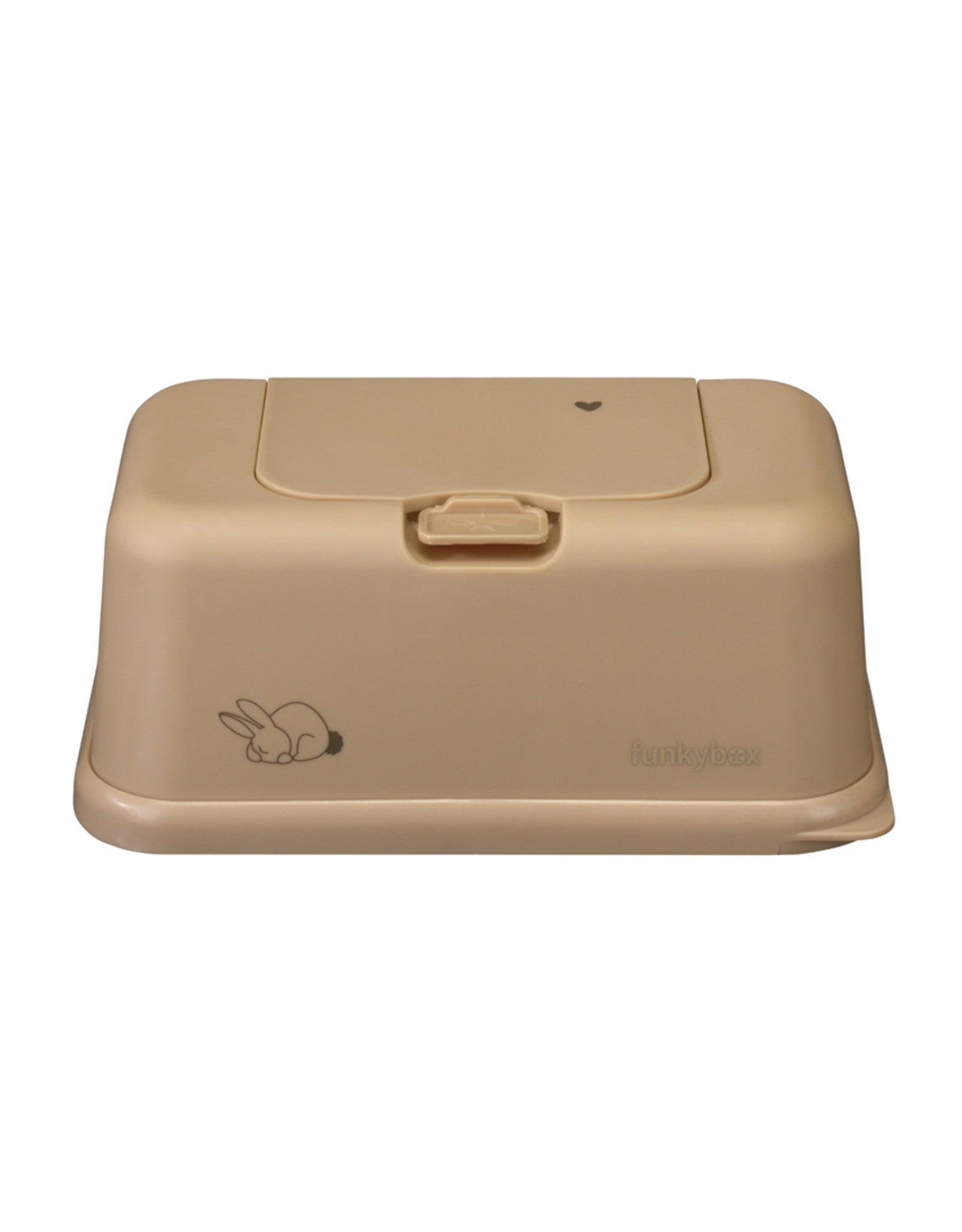 Funky Box billendoekjes box Café latte – rabbit Maat