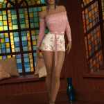 InStyle – JMR dForce Simmie Lace Romper for G8F InStyle – JMR dForce Simmie Lace Romper for G8F