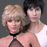 Denny Hair for Genesis 9 Denny Hair for Genesis 9