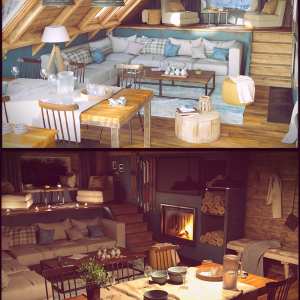 Winter Vacation Living Room Winter Vacation Living Room