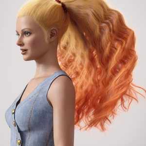dForce Backbunch Hair for Genesis 8 and 8.1 Females dForce Backbunch Hair for Genesis 8 and 8.1 Females