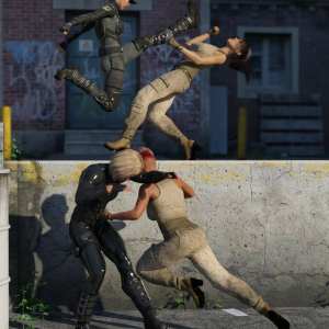 Stylized Fighting Poses for Genesis 8 and Genesis 8.1 Female Stylized Fighting Poses for Genesis 8 and Genesis 8.1 Female