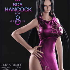 Boa Hancock for Genesis 8 and 8.1 Female Boa Hancock for Genesis 8 and 8.1 Female