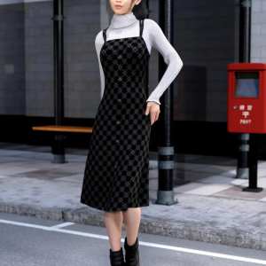 dForce Pinafore Dress for Genesis 8 Females dForce Pinafore Dress for Genesis 8 Females