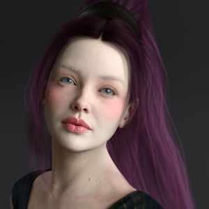 Updo of Fantasy Hair Color Expansion Updo of Fantasy Hair Color Expansion