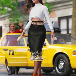 dForce Pengting Clothing Set for Genesis 8 Females dForce Pengting Clothing Set for Genesis 8 Females