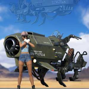 Sci-Fi Jumper Vehicle Sci-Fi Jumper Vehicle