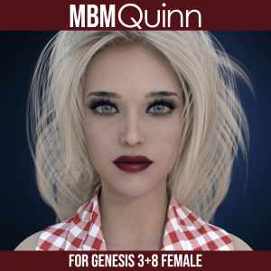 MbM Quinn for Genesis 3 and 8 Female MbM Quinn for Genesis 3 and 8 Female