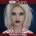 MbM Quinn for Genesis 3 and 8 Female MbM Quinn for Genesis 3 and 8 Female